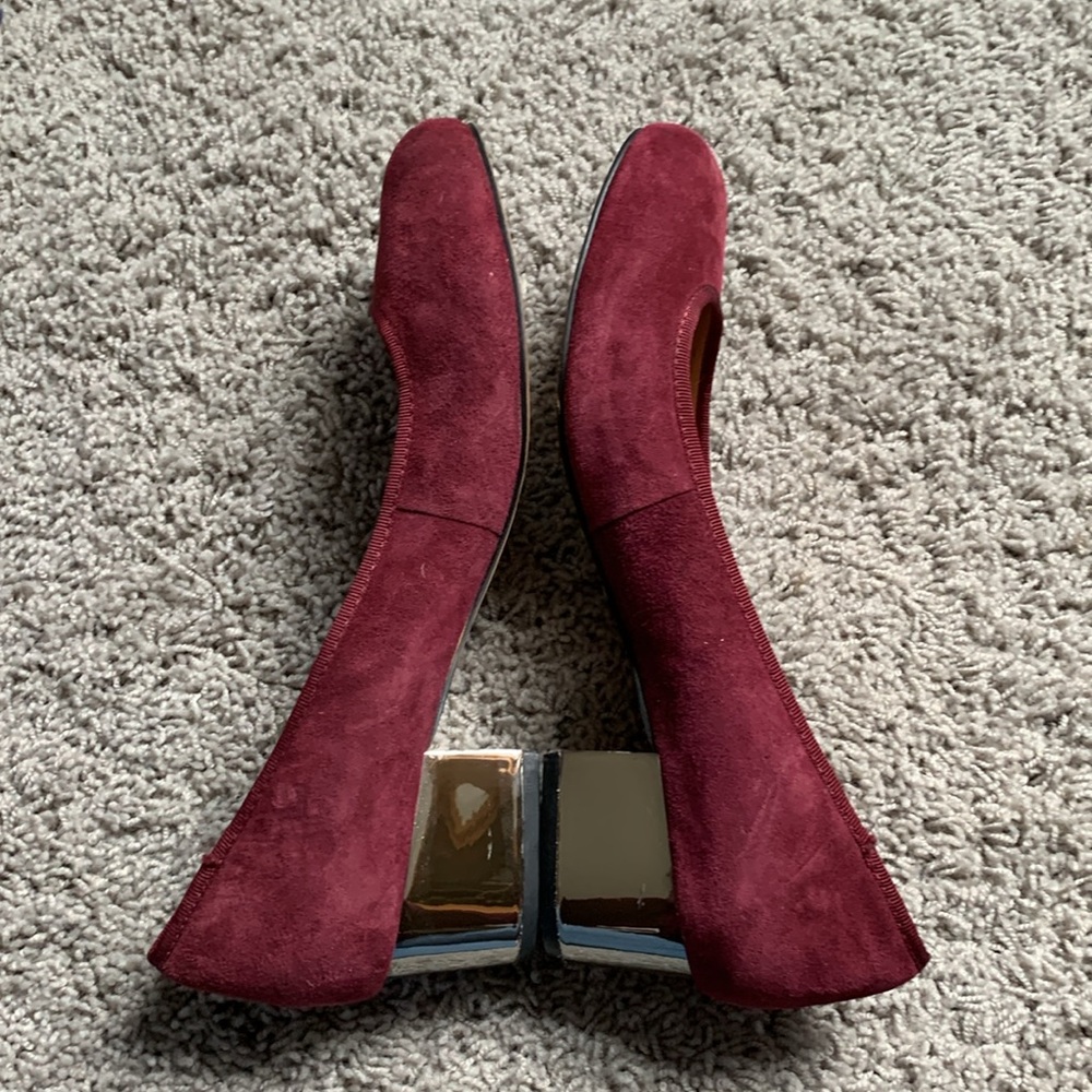 Sole Society Burgundy Suede Heels - Picture 7 of 12